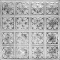 24-in x 24-in 5-Pack Silver Washed White Metal Ceiling Tiles M6586