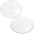 2-Pack 12 1/2" Microwave Glass Turntable Tray V760