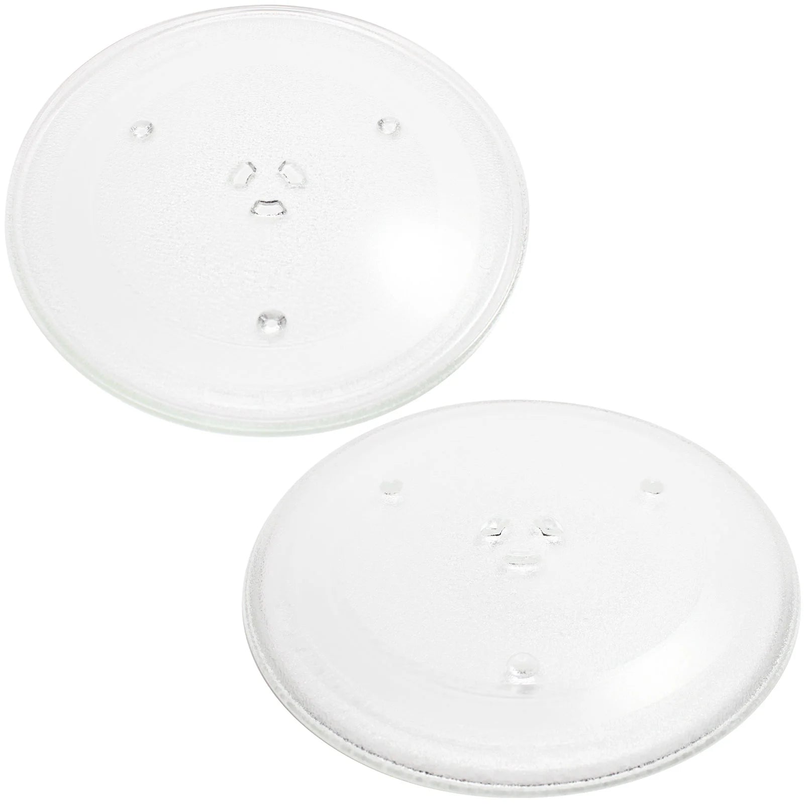 2-Pack 12 1/2" Microwave Glass Turntable Tray V760