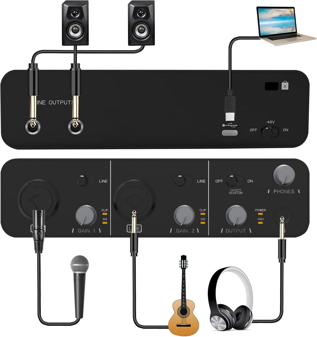 USB Audio Interface with XLR, 24Bit/96kHz C4790